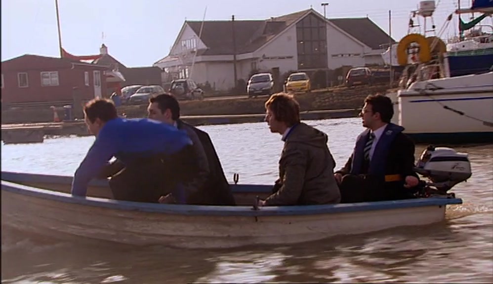 OH, COOL, THE SEA. LET'S GET OUT THERE.  