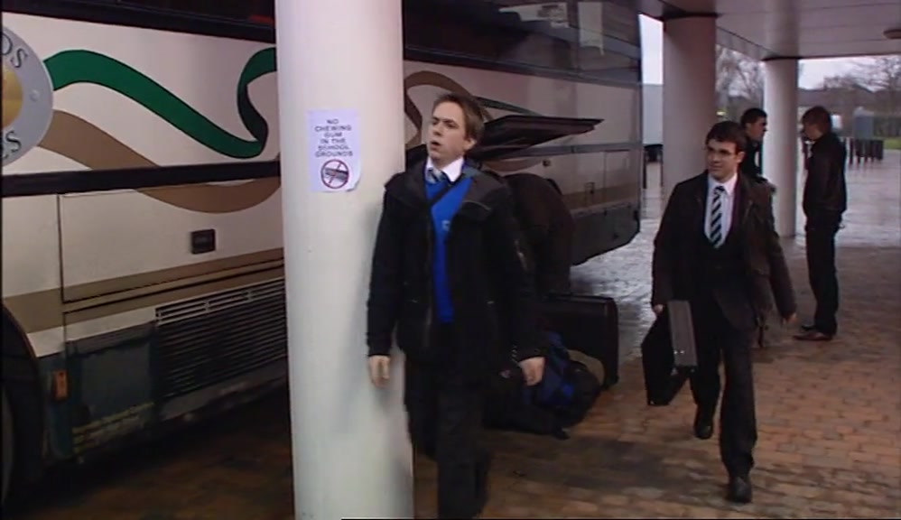 A FREEZING COLD DAY IN JANUARY, A COACH AND JAY CALLING ME A BENDER. 