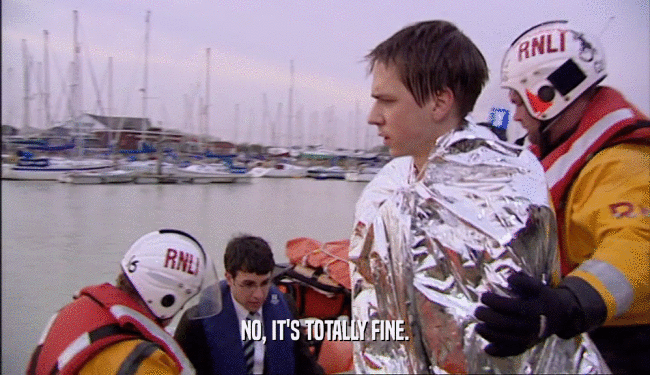 NO, IT'S TOTALLY FINE.  
