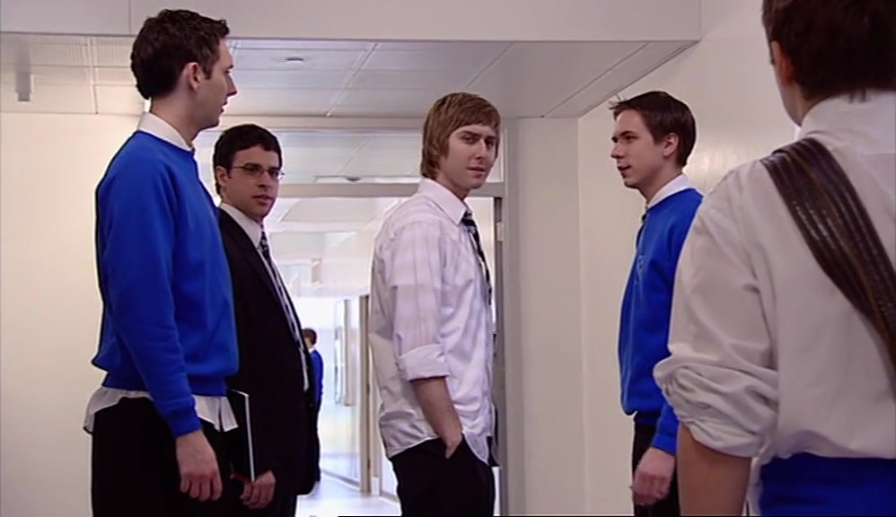 IT'S PROBABLY COS HE'S SUCH A SHORT ARSE! 