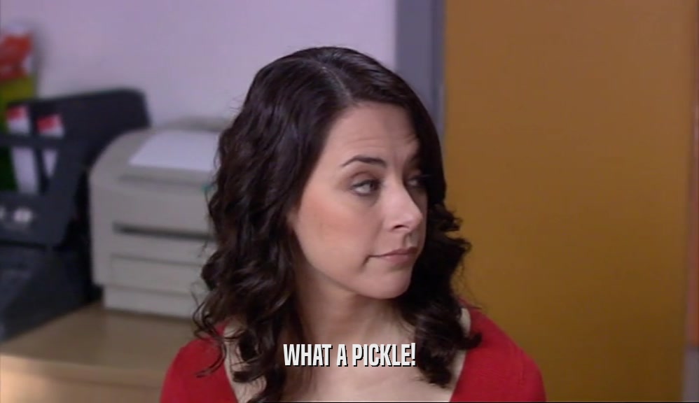 WHAT A PICKLE!  