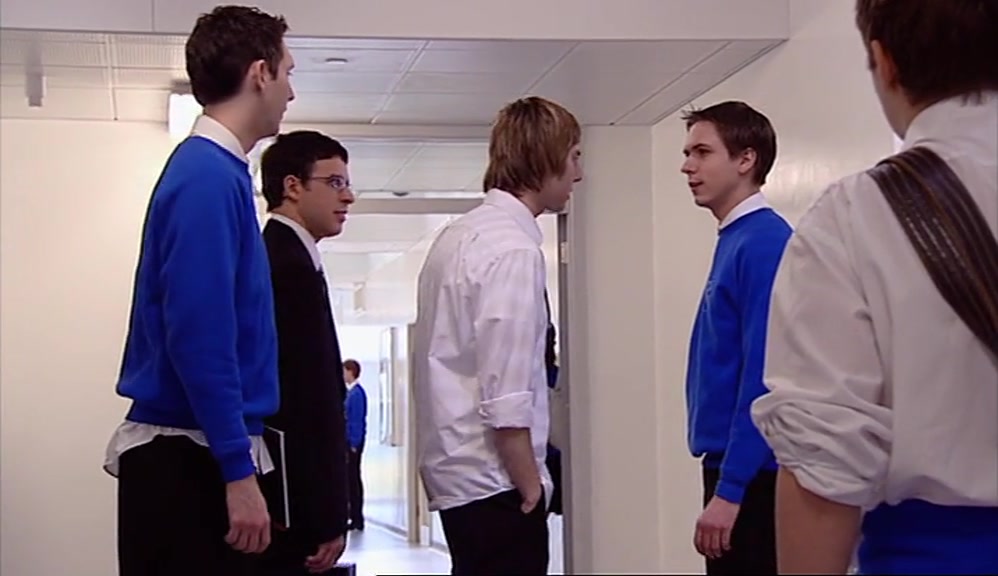 IT'S PROBABLY COS HE'S SUCH A SHORT ARSE! 