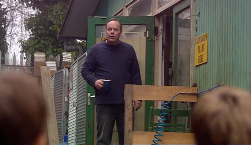 I AIN'T PAYING YOU TO SIT ON YOUR SCRAWNY ARSE. 
