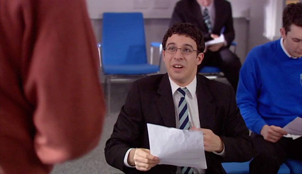 NO, SIR, IT SAYS HERE I'M GOING TO WORK AT A GARAGE. 