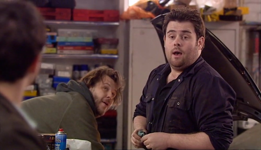- D'YOU NEED ANYTHING, WOLFIE? - YEAH, ASK HIM FOR A REACH AROUND. 