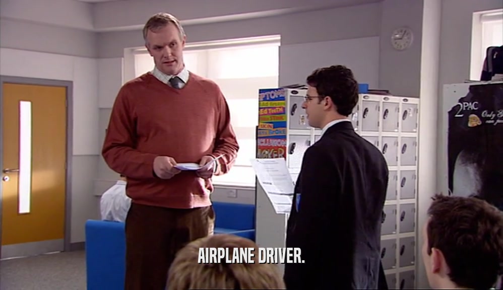 AIRPLANE DRIVER.  