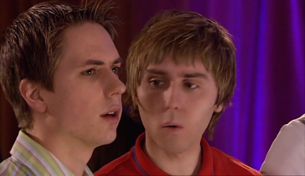 RIGHT, I'LL GO OVER AND TELL HER YOU FANCY HER. 