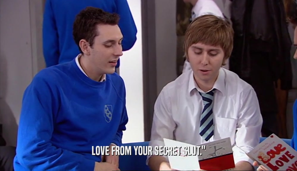 LOVE FROM YOUR SECRET SLUT.