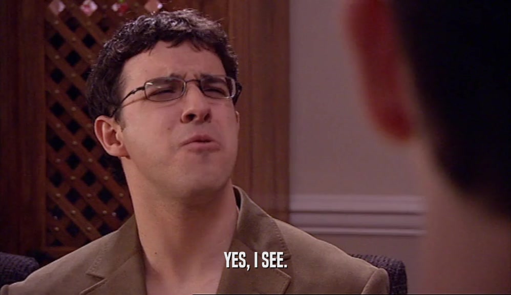 YES, I SEE.  