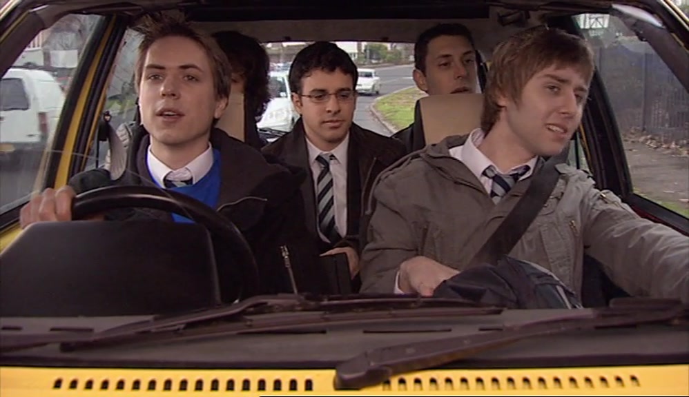 - DON'T YOU WANT A LIFT TO SCHOOL? - YEAH, THIS IS CLOSE ENOUGH. 