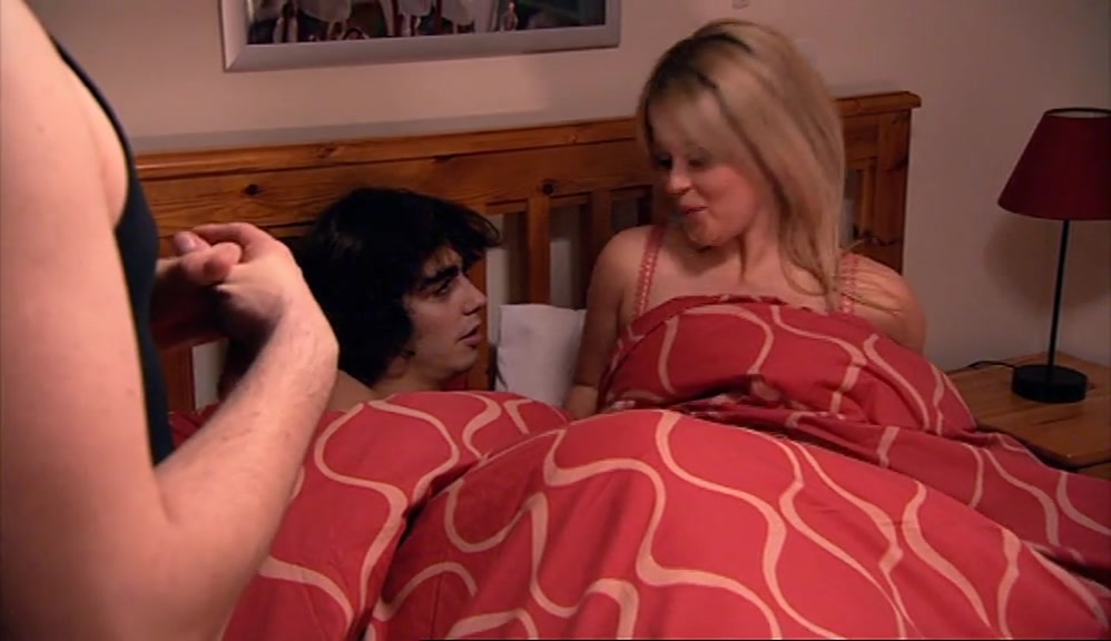 I THOUGHT MAYBE... IS HE TOUCHING YOU, NOW? 