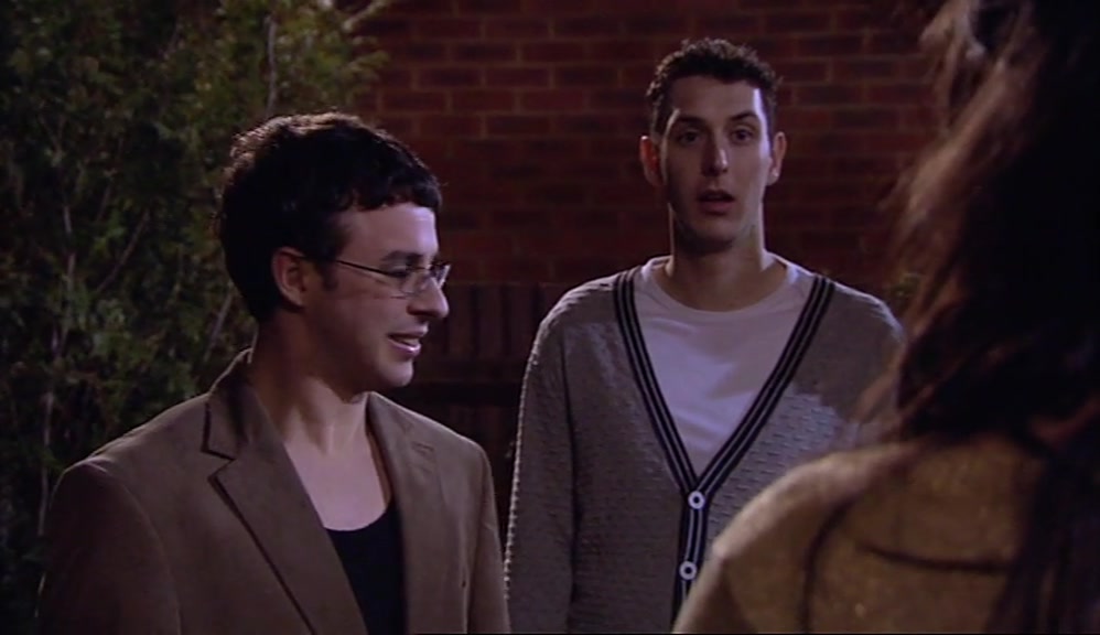 BUT TAKE THAT JACKET OFF BEFORE YOU GO IN. 