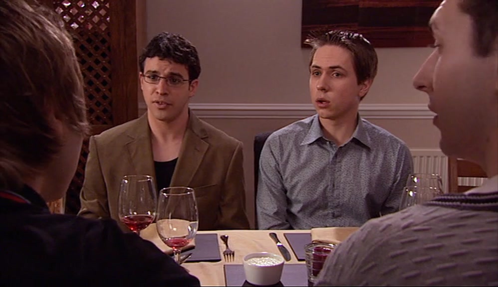THANKS VERY MUCH. MORE WINE?  