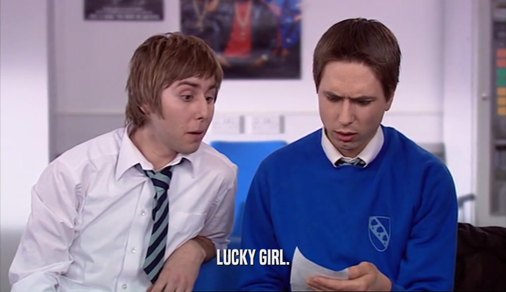 LUCKY GIRL.  