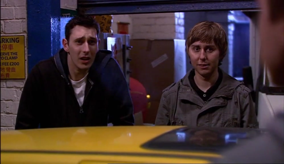 - I TOLD HIM I WAS STAYING AT NEIL'S. - UNLOCK IT, SI. I'M FREEZING. 