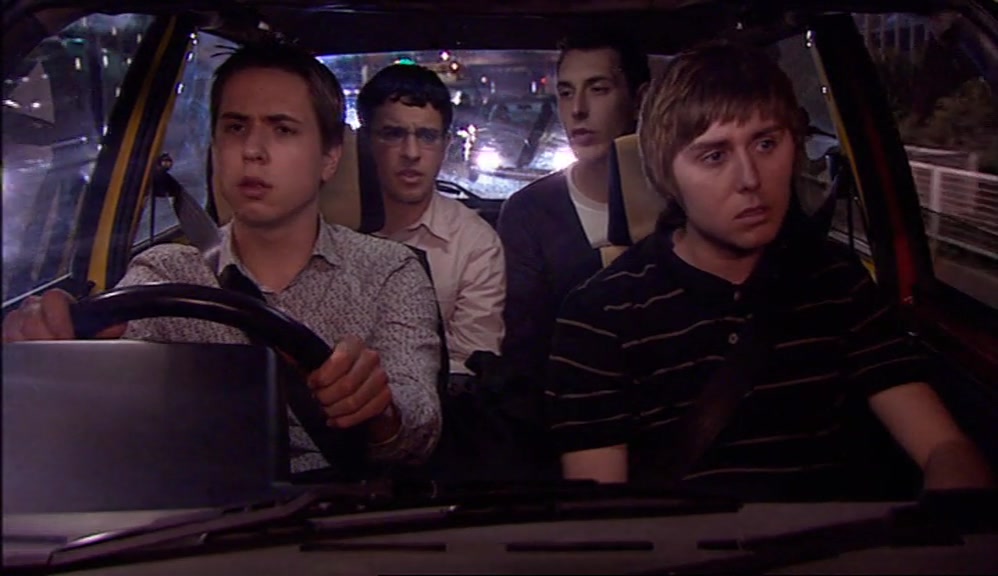 - CARLI WILL BE MAD IF I'M LATE. - YOU NEED TO GROW SOME BALLS, I RECKON. 