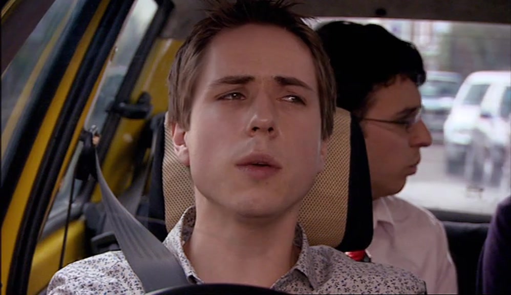 - ARE YOU PISSING IN MY CAR? - NAH. 