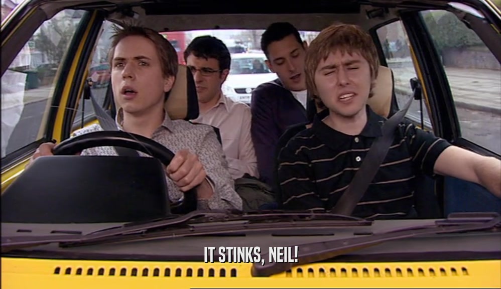 IT STINKS, NEIL!  
