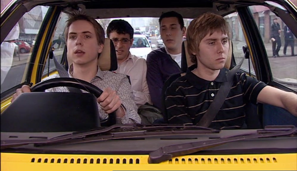 - WHAT'S THAT NOISE, THEN? - I'M PISSING IN A CAN. 