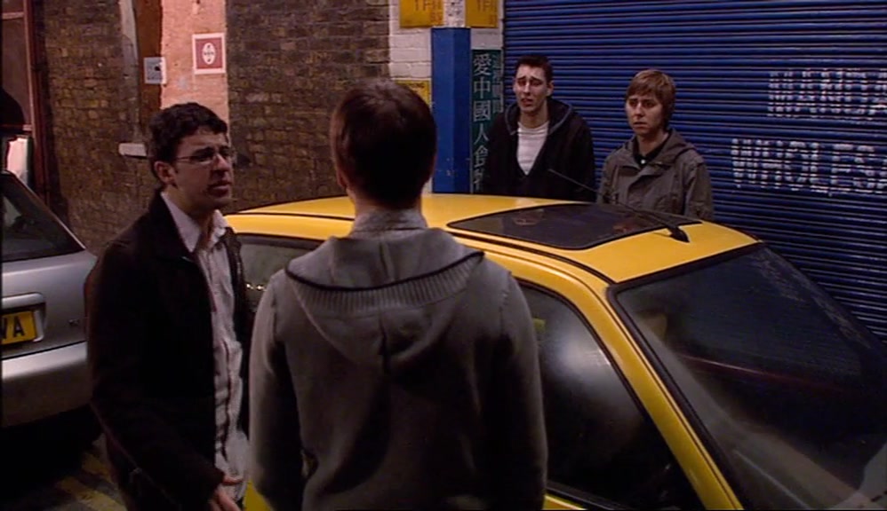 - I DON'T THINK I CAN PARK HERE. - WE'VE BEEN DRIVING ROUND FOR AN HOUR 