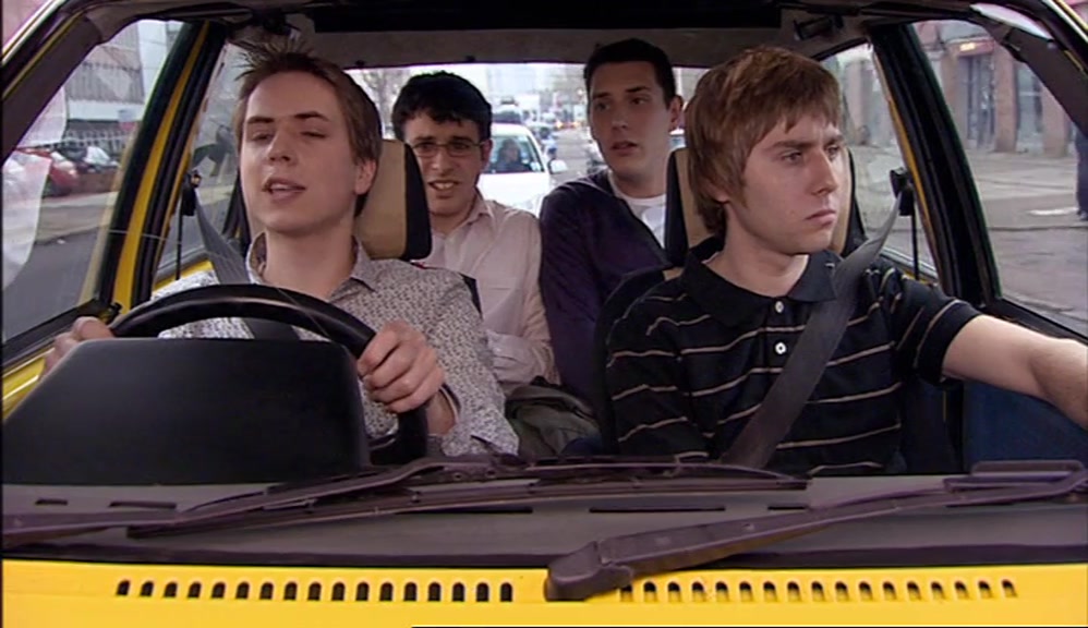 - WHAT'S THAT NOISE, THEN? - I'M PISSING IN A CAN. 