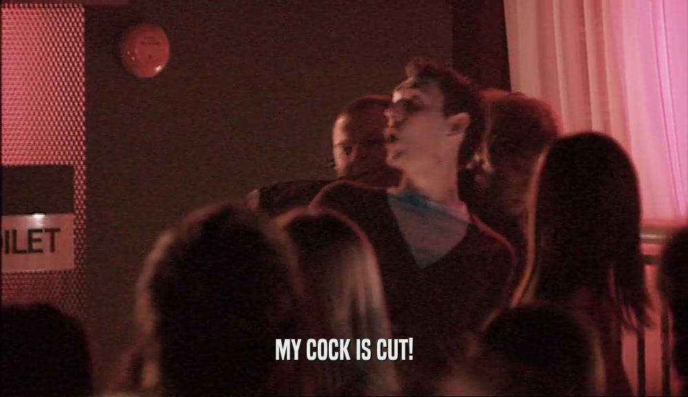 MY COCK IS CUT!  