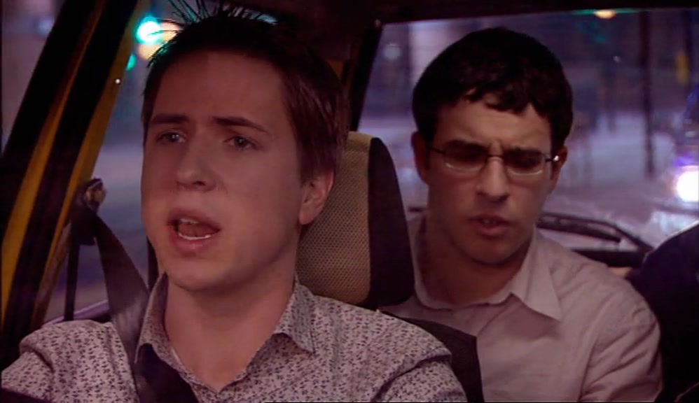 - CARLI WILL BE MAD IF I'M LATE. - YOU NEED TO GROW SOME BALLS, I RECKON. 