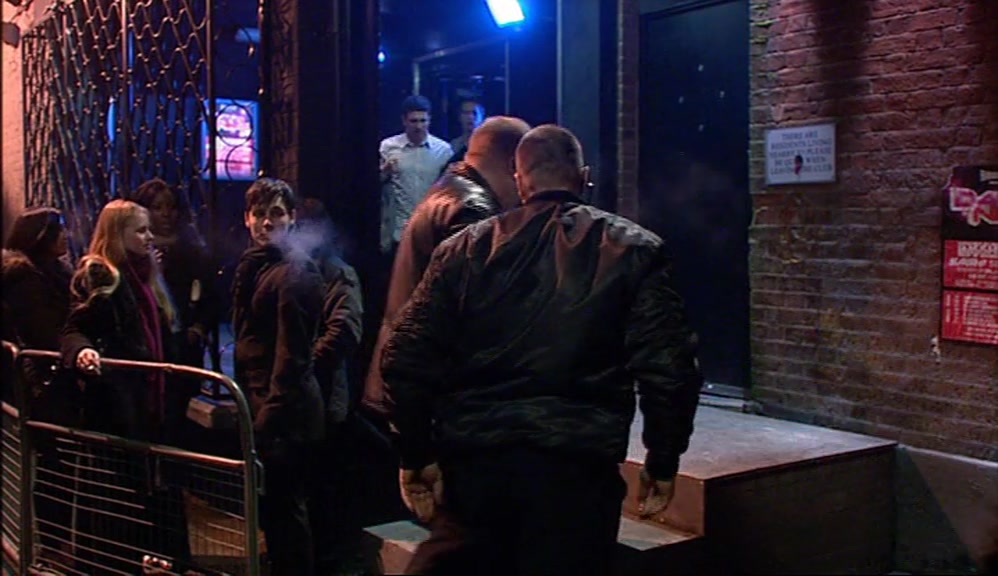 THE ACTUAL CLUB CHUCKED US OUT, EXACTLY 25 MINUTES AFTER IT STARTED, 