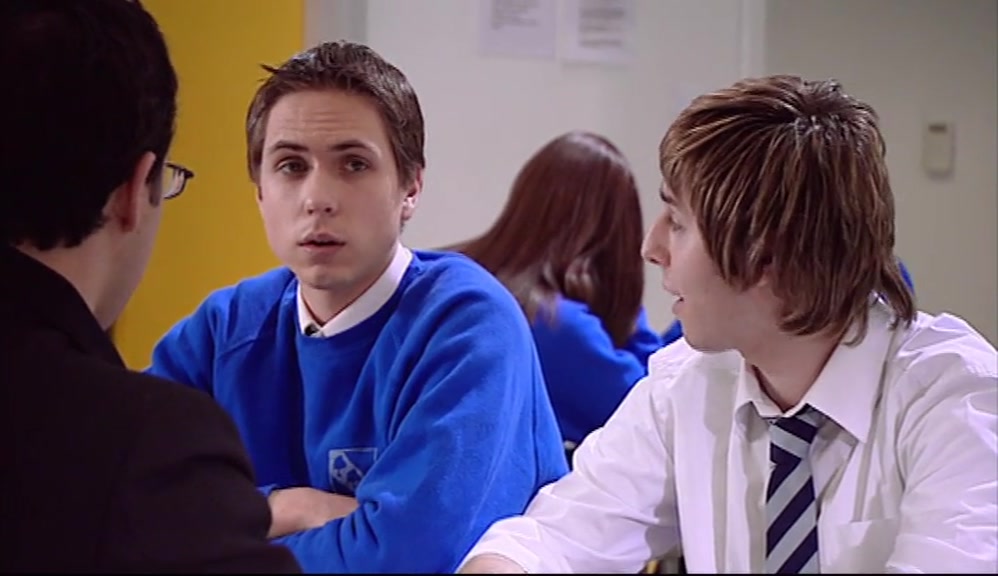 SHE'S ONLY GOING COS HE'S DOING HER A FAVOUR. 
