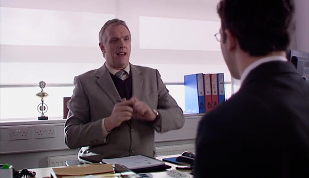 - DROP THAT IN MY PIGEONHOLE. - GREAT. WHERE'S THAT, SIR? 