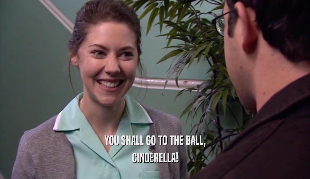 YOU SHALL GO TO THE BALL, CINDERELLA! 
