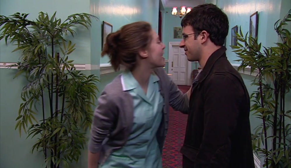 - I OWE YOU ONE. - THEN LET ME TAKE YOU TO DINNER. 