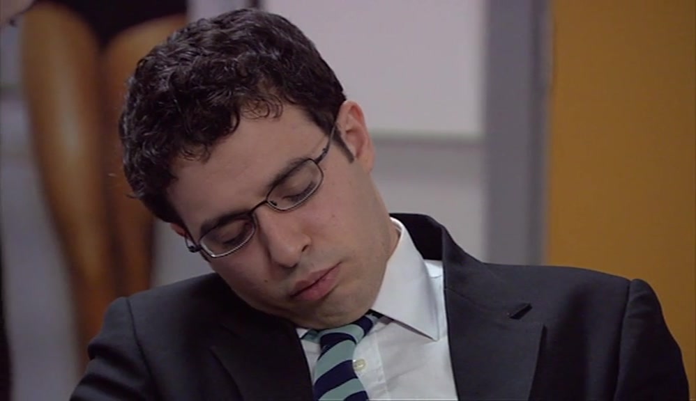 HE'S ASLEEP, I RECKON.  