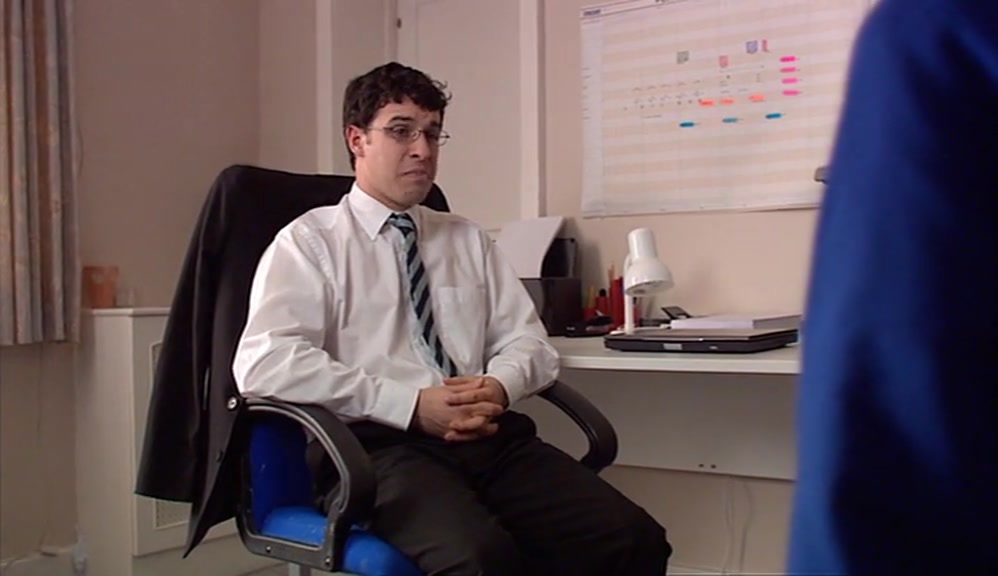 I BLOODY HOPE SO. CHRIST, HE'S BORING! 