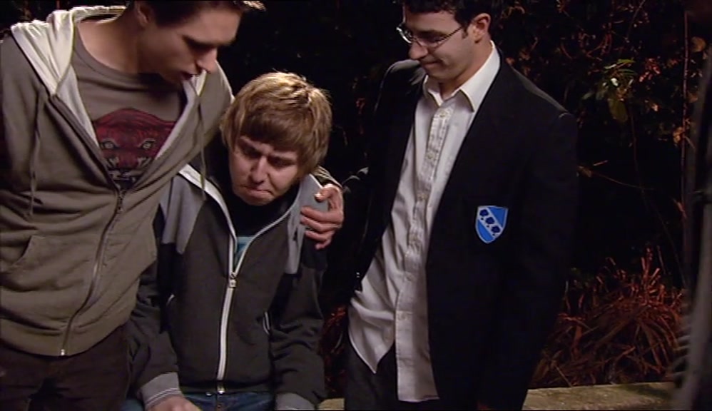 - COME ON, MATE. YOU'LL BE ALL RIGHT. - WE'LL GET YOU SOME CHIPS. 