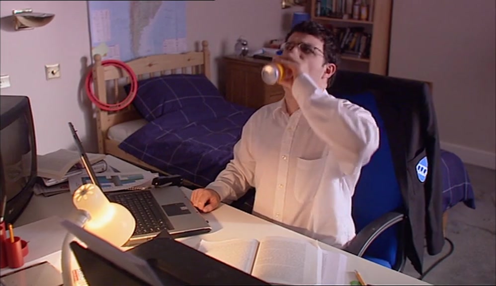 WENT BEYOND TRYING TO GET INTO GIRLS KNICKERS. I WAS STUDYING HARD, 