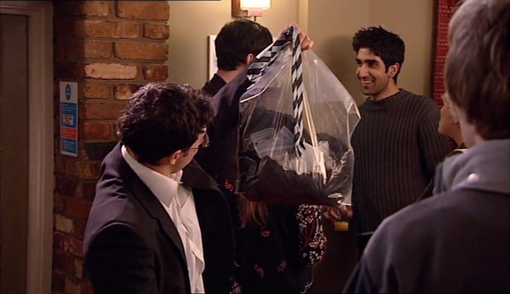 WELL, IN THERE ARE THE TROUSERS AND PANTS I WORE TO SCHOOL THIS MORNING. 