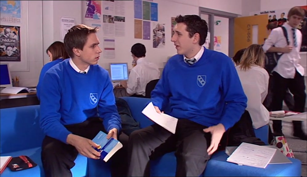 - HOW'S YOUR REVISION GOING? - BAD. I THINK I PULLED A HAMSTRING. 