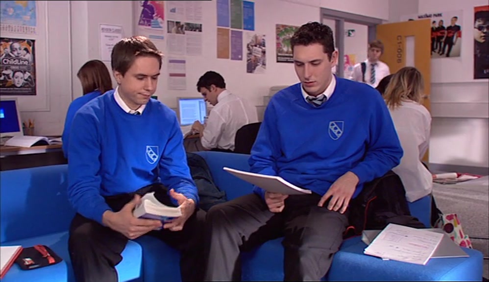 - HOW'S YOUR REVISION GOING? - BAD. I THINK I PULLED A HAMSTRING. 