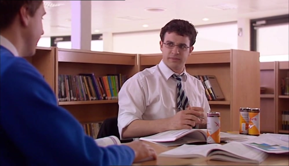 IT WAS A NOVEL REVISION TIP, I'LL GIVE HIM THAT. 