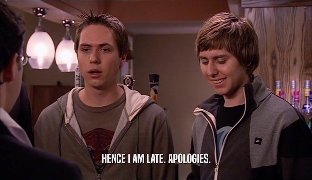 HENCE I AM LATE. APOLOGIES.  