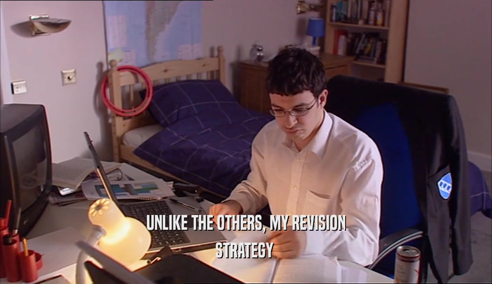 UNLIKE THE OTHERS, MY REVISION STRATEGY  