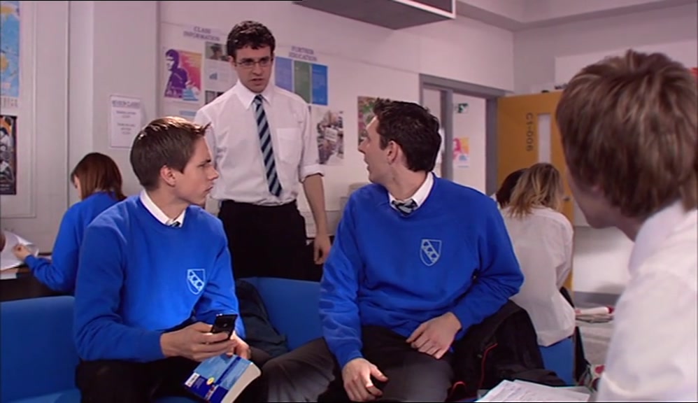 - I THOUGHT YOU WERE REVISING. - I'M TRYING TO BUT 