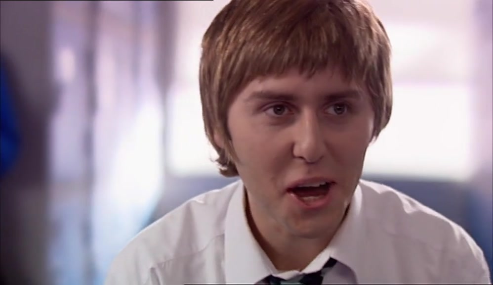 YEAH! I THOUGHT I RECOGNISED HER. SHE PULLED DAVID GLOVER. 