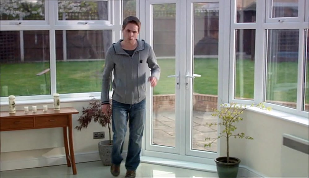 SO JAY HAD A SIZE ZERO CHANCE OF BECOMING A MODEL, BUT SIMON WAS PRACTICING HARD. 