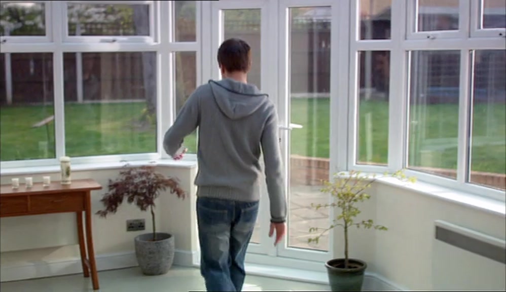 SO JAY HAD A SIZE ZERO CHANCE OF BECOMING A MODEL, BUT SIMON WAS PRACTICING HARD. 