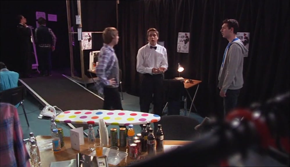 - ALL RIGHT, YVES SAINT LE PONCE, WHAT'S GOING ON? - NEIL'S GETTING ME IN SHIT. 