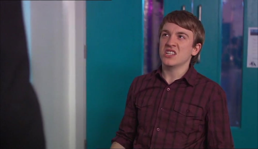 - THAT'S NOT VERY MATURE, IS IT? - EVEN IN THIS CHAIR, I COULD KICK YOUR ARSE. 