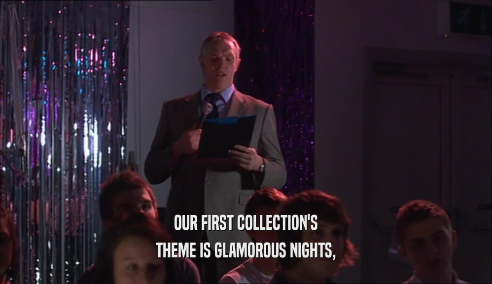OUR FIRST COLLECTION'S THEME IS GLAMOROUS NIGHTS, 