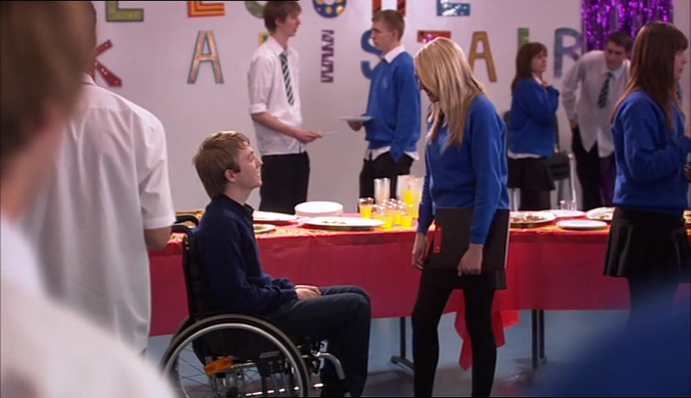 - FUCKING MILKING IT. - JAY, HE'S IN A WHEELCHAIR. 
